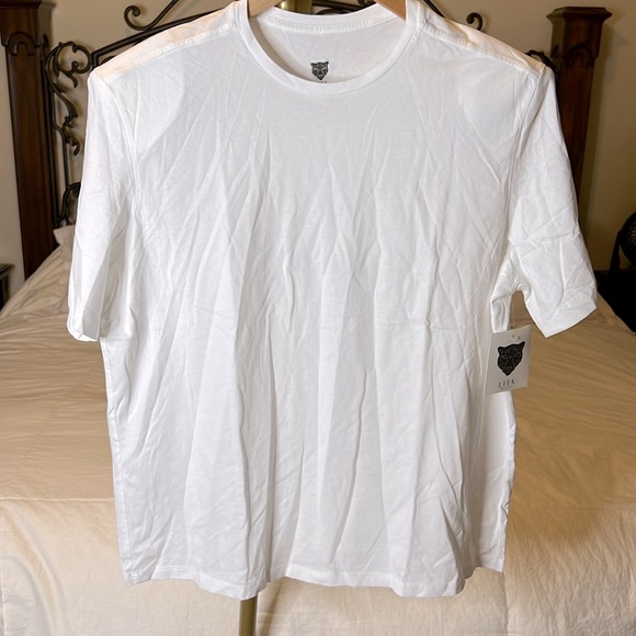 Lita by Ciara Boxy Shoulder Pad Cotton T-Shirt - Picture 3 of 7